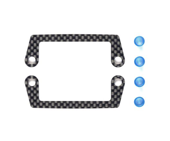 TC-01 Carbon Battery Holders, chassis option part