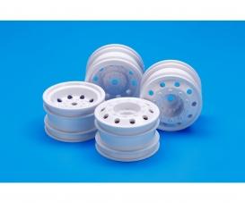 1:14 OR RaceTruck Whl FR, wheel set, white ABS