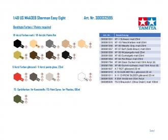 1:48 US M4A3E8 Sherman Easy Eight, plastic model kit