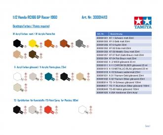 1:12 Honda RC166 GP Racer 1960, motorcycle kit