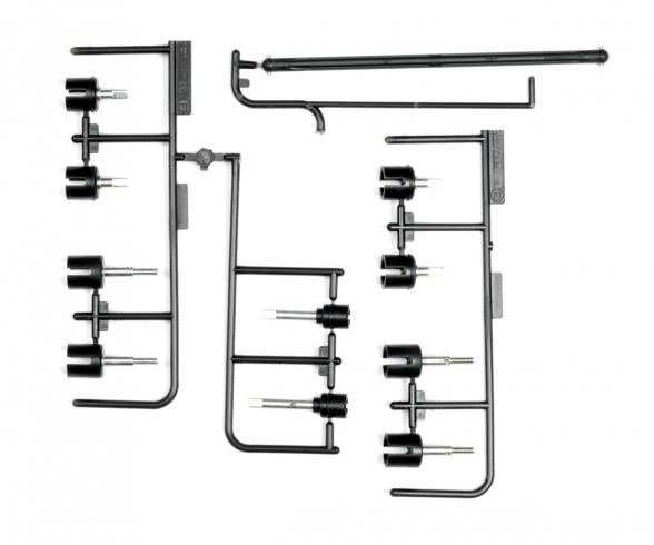 DF-02 E-Parts, spare parts set, wheel axle