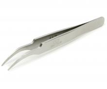 Angled Round Tip Tweezers, Craft Tool, Steel