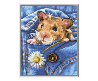 Golden Hamster 24 x 30 cm - Painting by Numbers