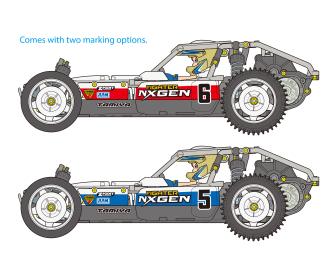 1:10 Fighter NXGEN DT-04, RC assembly kit