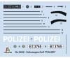 Italeri VW Golf Mk.I Polizei Model Kit 1:24