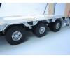 1:14 Alum. Low Loader, wheel set, twin-wheel