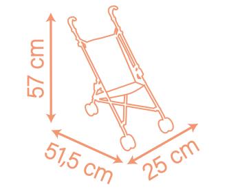 Smoby Baby Nurse Folddable Pushchair