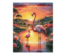 Flamingos 24 x 30 cm - Painting by Numbers