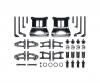 TT-01/E B-Parts, chassis spare parts set