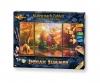 Indian Summer Triptych - Painting by Numbers
