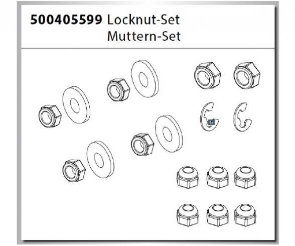 X-Crawlee pro Locknut Set