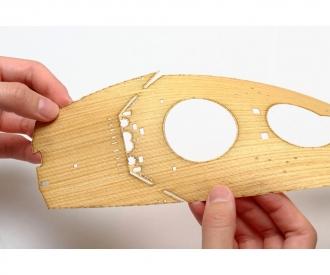 1:350 Yamato, wooden-deck sheet, model accessory