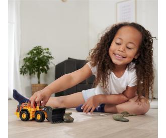 Majorette Grand Series – Camion Volvo + Chargeur L350H 1/43ème – 35 Cm, Sons Et Lumières, Jouet Dès 3 Ans