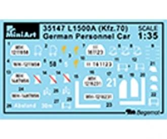 1:35 Deutscher Kfz.70 L1500A Mannschaftskraft.