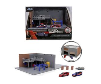 Fast & Furious Nano Han's Garage Diorama