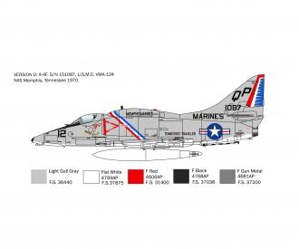 Italeri A-4E/F/G Skyhawk Aircraft Model Kit 1:48