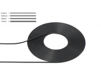 1:6 Cable 0.8mm OD Bla 2m, model cable