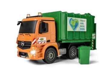 Miniature Tekno Camion Mercedes 912 Avec Poubelles, Collection