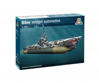 Italeri Biber Midget Submarine Model Kit 1:35