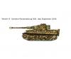 Tiger I Ausf. E Model Kit 1:56 with Zimmerit
