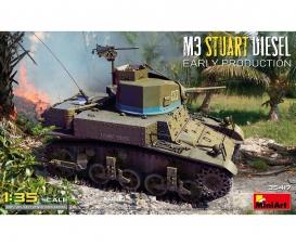 1:35 US M3 Stuart Diesel Early Prod.
