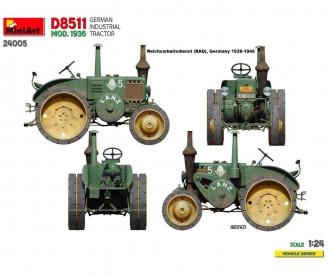 MiniArt D8511 Tractor Model Kit 1:24 Scale