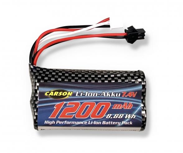 Batterie LiION 7,4V/1200mAh : 404219/20 JST