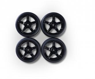 1:10 Design 5sp Wheel Set, wheels, black