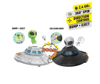 UFO Bumper Set RC Crash Playset 2.4 GHz