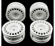 1:10 Rally Dish Wheel, wheel set, white 26mm