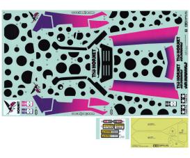 The HORNET masking sticker set for RC body shell
