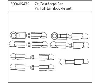 X10E Full Turnbuckle Set