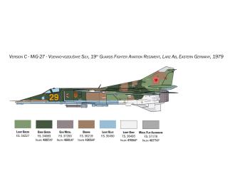 Italeri MIG-27 Flogger Model Kit 1:48 Scale