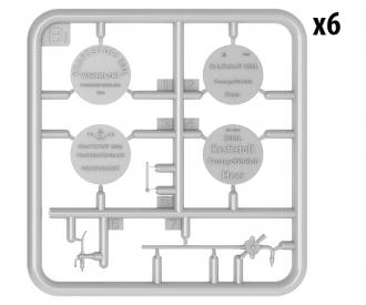 1:35 WW2 Dt. 200L Kraftstofässer (12)
