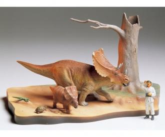 Chasmosaurus Diorama