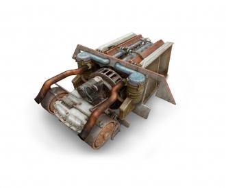 1:35 T-34 Motor (V-2-34) m.Getriebeblock