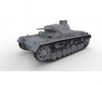 1:35 Dt. Pz.Kpfw.III Ausf.B m. Crew (5)