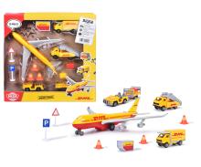 Coffret de jeu aéroport DHL avec véhicules