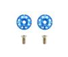 Aluminum Wing Washers (2) Blue
