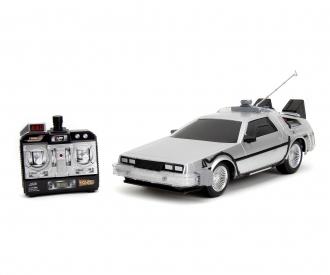 Modèle Réduit DeLorean Retour Vers Le Futur 2 - Échelle 1:43, Marque Vitesse, Portes Ouvrantes, 10cm, Neuf