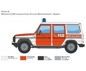 1:24 Mercedes-Benz G230 Pompiers