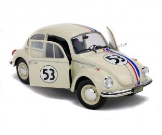 VW Beetle 1303 Racer #53, voiture miniature en métal moulé, 1:18
