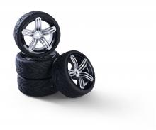 1:10 6S Style Wheel Set, RC wheels, silver