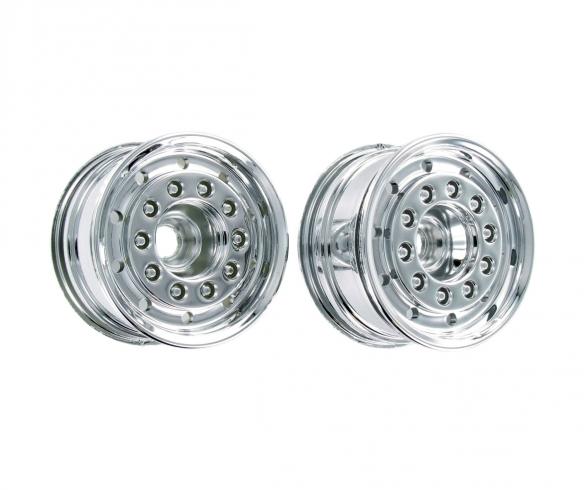 1:14 Truck Front Wheel wide Chrome (2)