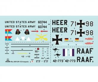 Italeri UH-1D Slick Helicopter Model Kit 1:48