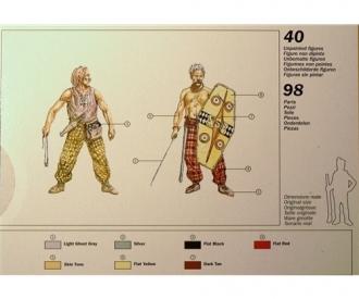 Gauls Warriors 1st Century Model Figures 1:72