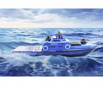 Amazon.co.jp: 超大型56cmの海兵隊警察船のモデルは、水を噴霧