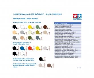 1:48 Brewster B-339 Buffalo, aircraft model kit