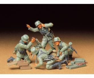 1:35 Ger.Mortar-Troop (4), plastic model kit