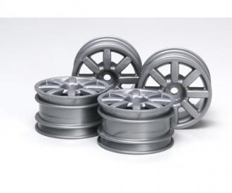 M-Chassis 8-Sp. Wheels, wheel set, flat silver